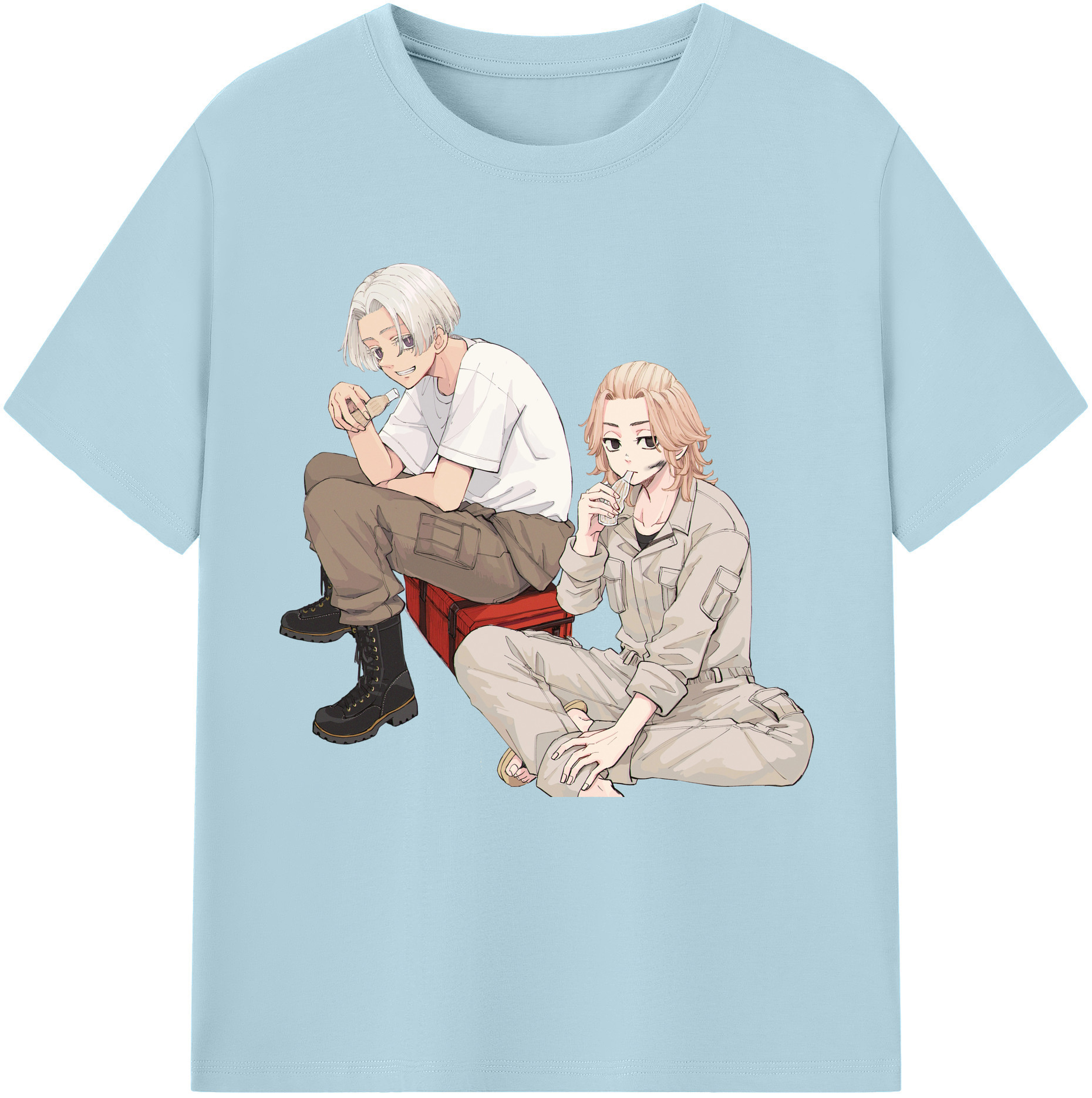 （画像用） 東京リベンジャーズ Tokyo Revengers 綿100％半袖Tシャツ（フロントプリント）